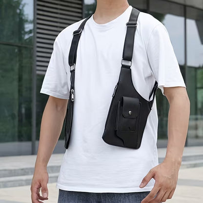Adjustable Medieval Leather Harness Holster Bag