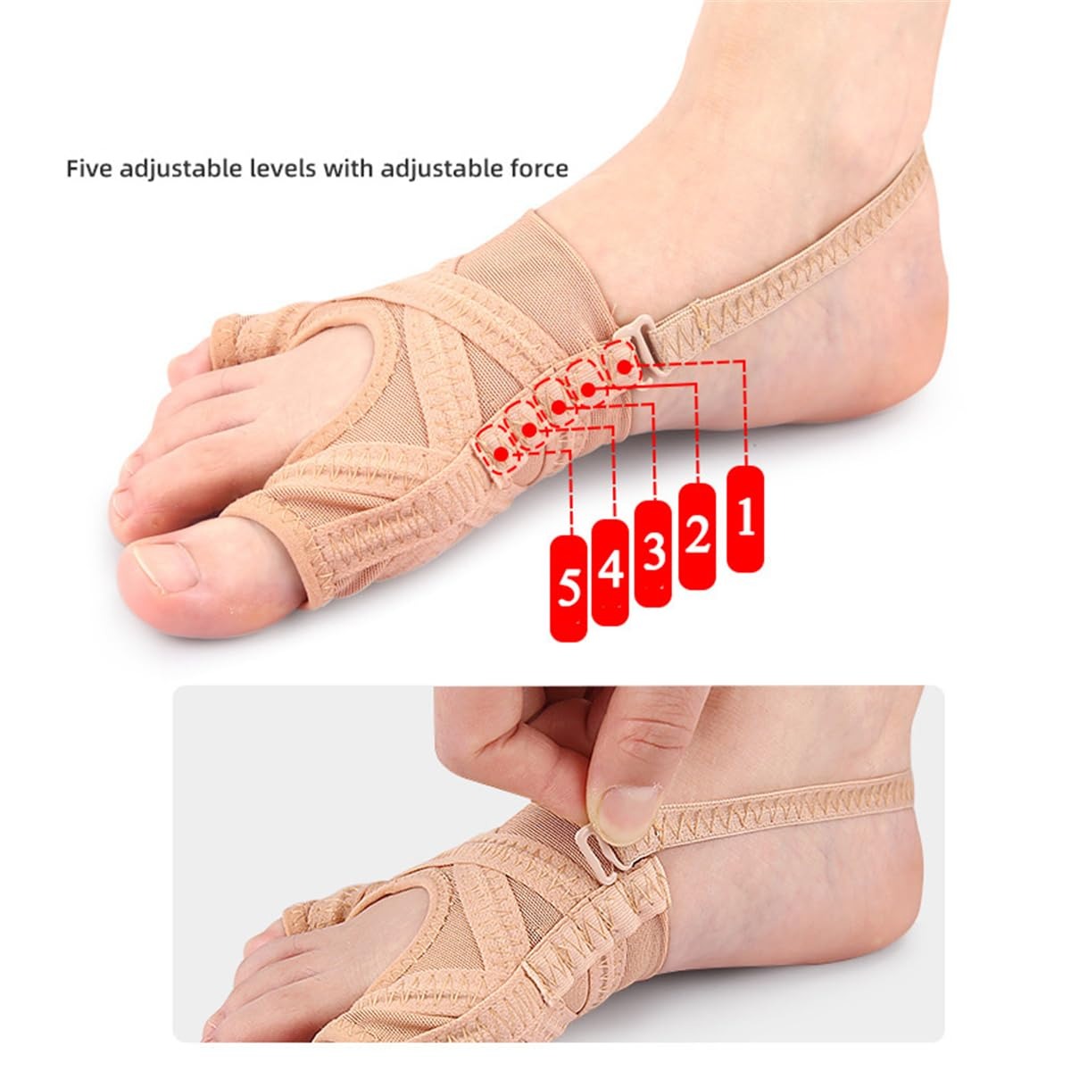 Unisex Bunion Corrector Big Toe & Tail Toe Pain Relief