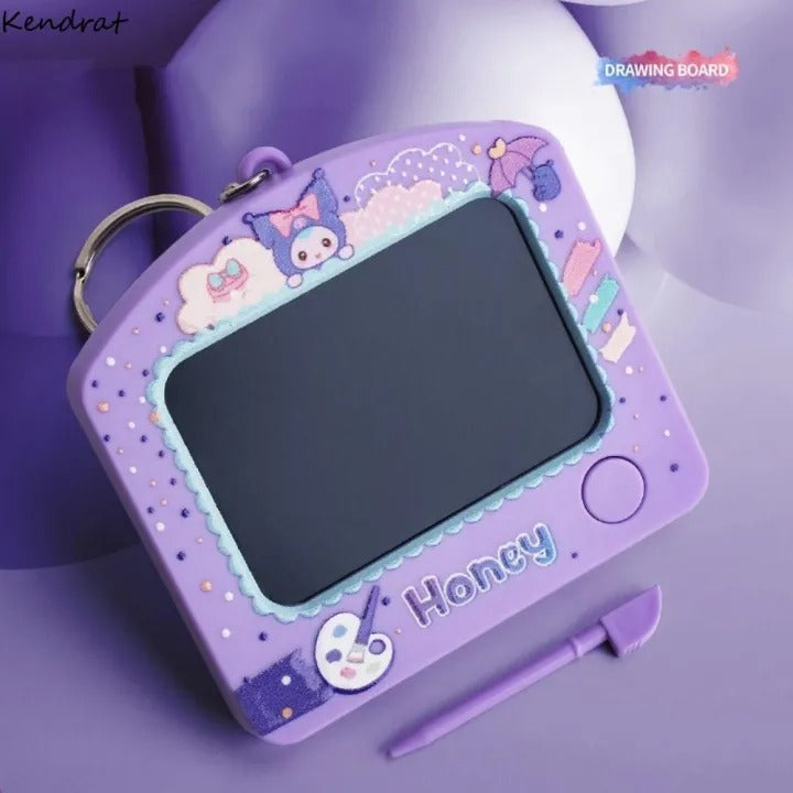 Mini LCD Writing Tablet Keychain
