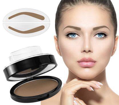 Double Seal Eyebrow Stamp Powder Kit