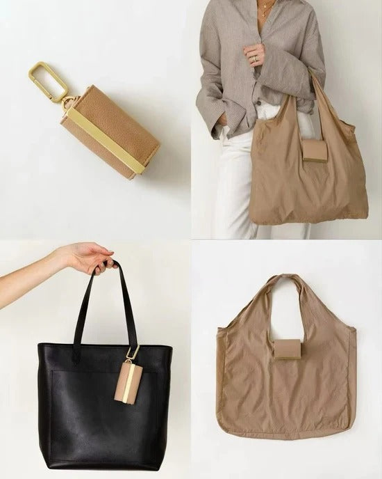 Foldable Keychain Tote Bag