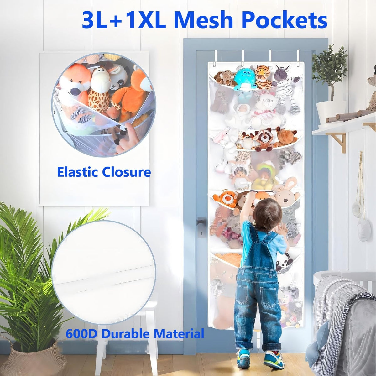 Door Stuffed Storage Organizer