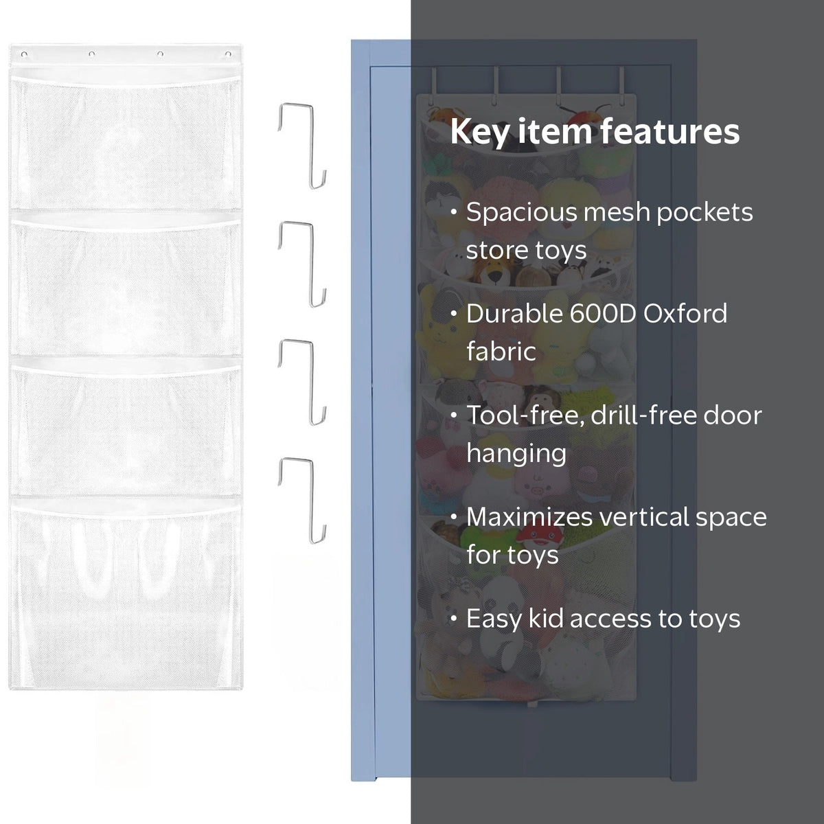 Door Stuffed Storage Organizer