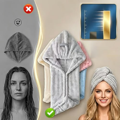 Ultra Absorbent Fast Drying Hair Turban