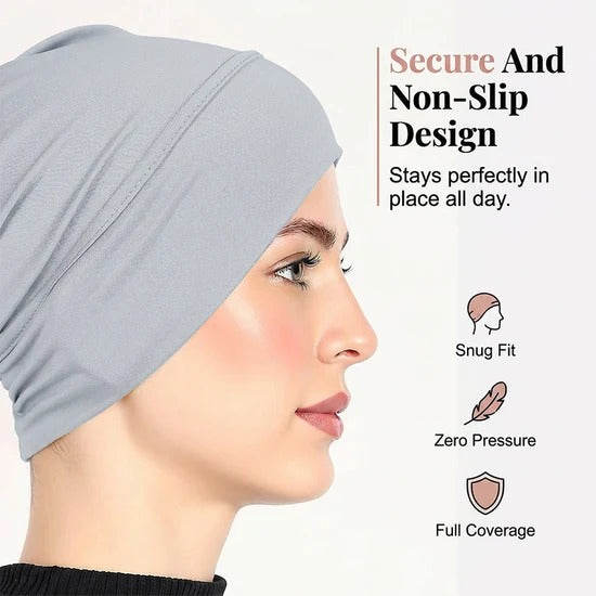 Soft Stretch Turban Cap for Women