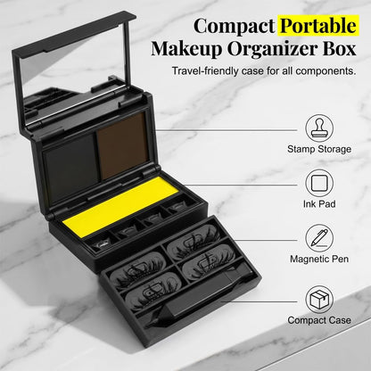3-in-1 Eyelash & Eyeliner Stamp Kit with Beauty Mark