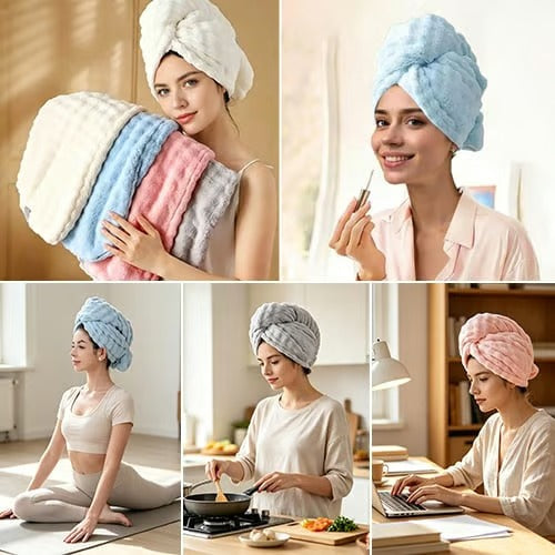 Ultra Absorbent Fast Drying Hair Turban