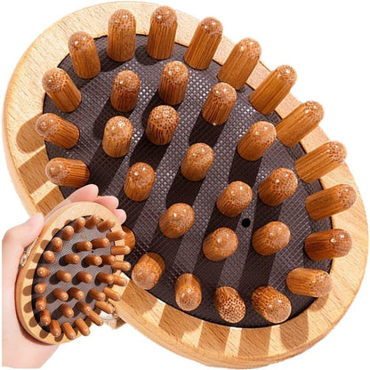 Wooden Meridian Massage Brush