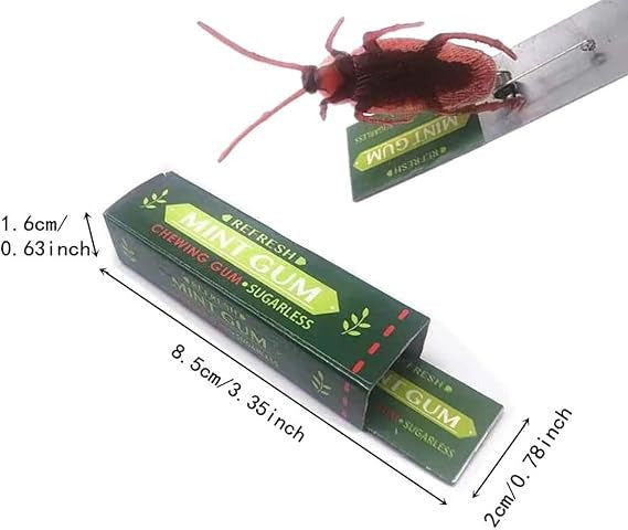 Fake Cockroach Chewing Gum Prank Toy