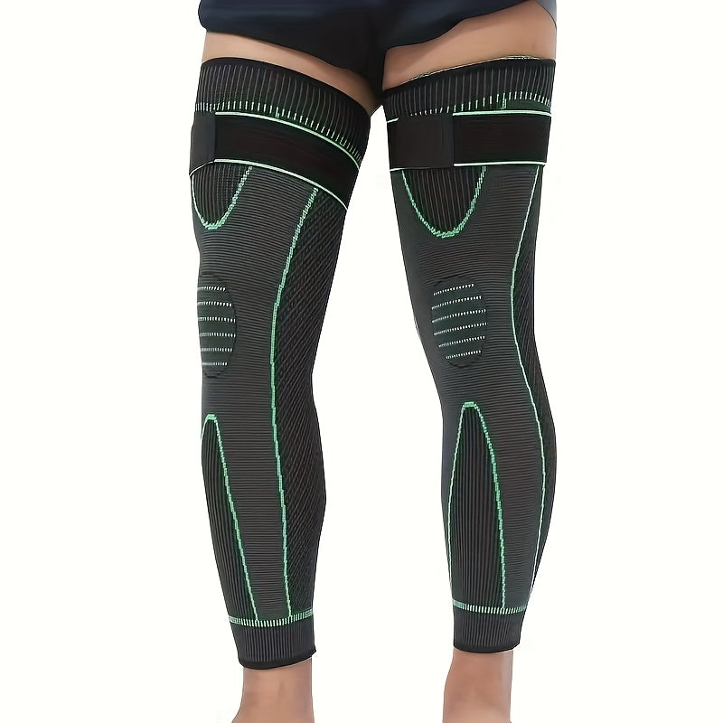 Long Elastic Compression Knee Sleaves