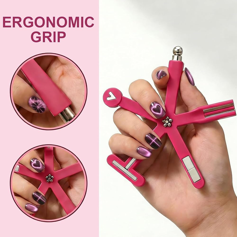 Multifunctional Magnetic 8-in-1 Cat Eye Nail Magnet Tool