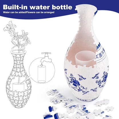 Elegant 3D Puzzle Vase