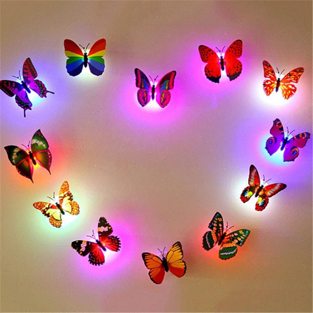 3D LED Butterfly Decoration Night Light